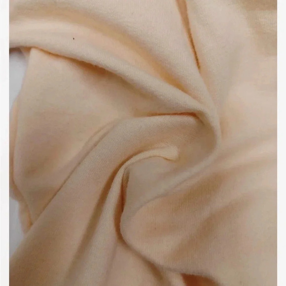 Baby Phat Peach Silky Ruffled High Collared Sweater Size Small - Picture 10 of 11